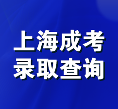 上海成考录取查询