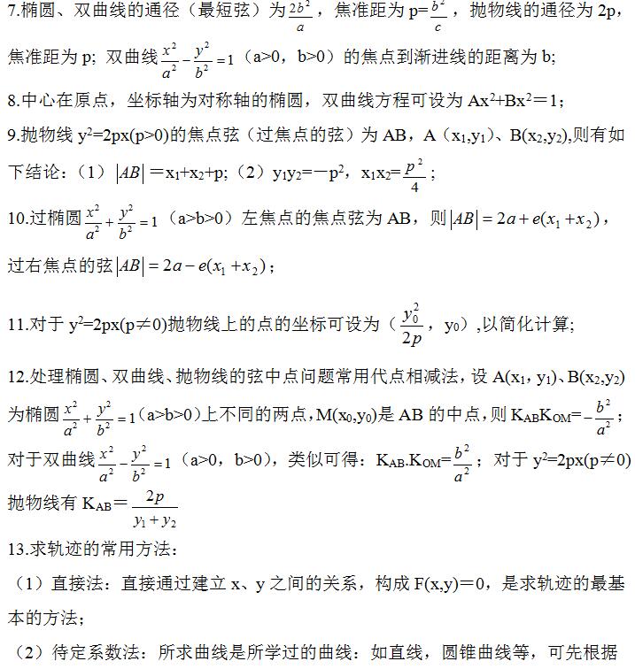 2022年上海成考高起点《数学》重点解析（6）