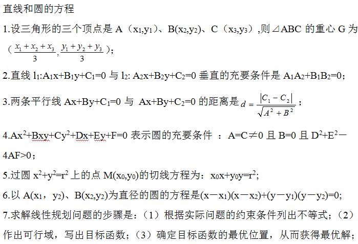 2022年上海成考高起点《数学》重点解析（5）